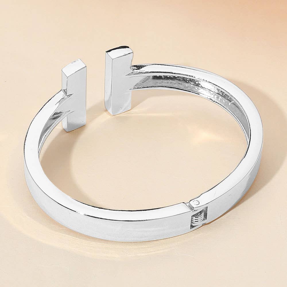 Stackable bangle cuff bracelet women modern design