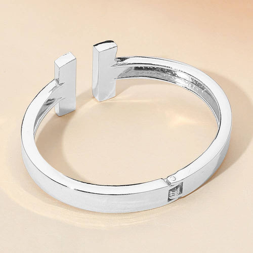 Stackable bangle cuff bracelet women modern design