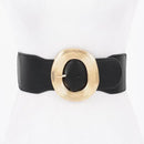Metallic Halo Buckle Belt