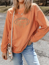 Game Day Corduroy Embroidered Sweatshirt