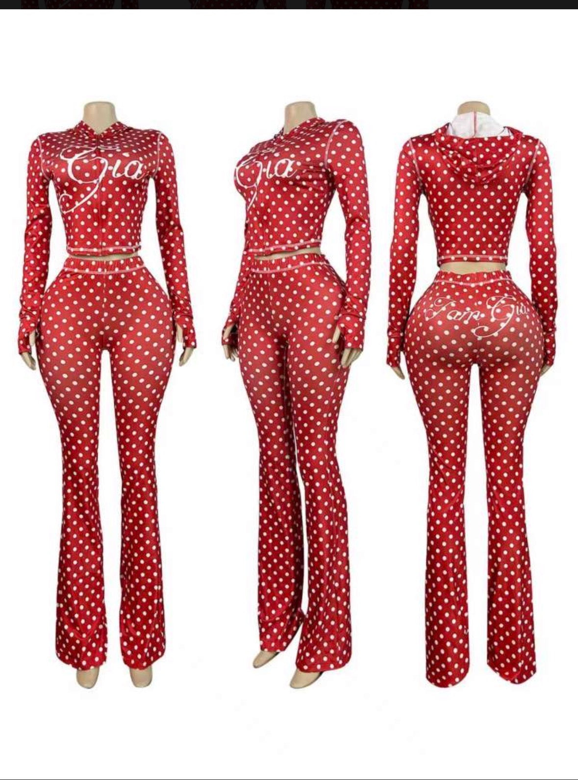 Red Polka Dots / S
