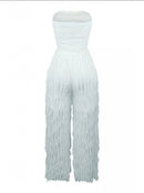 Strapless Straight Jumpsuit