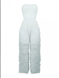 Strapless Straight Jumpsuit