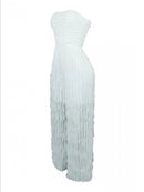 Strapless Straight Jumpsuit