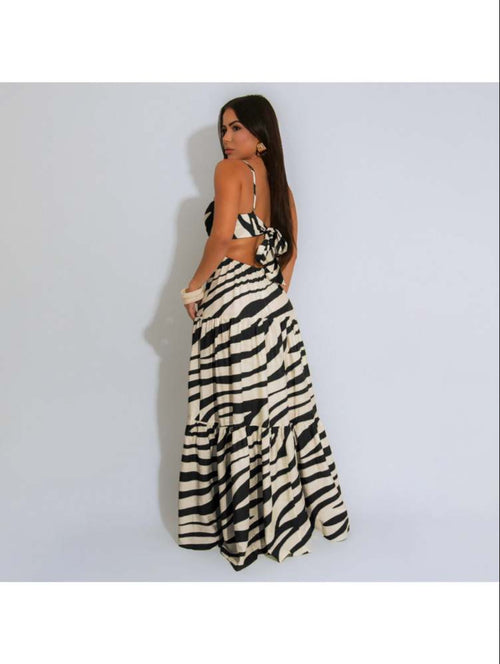 Striped Sun Maxi Dress