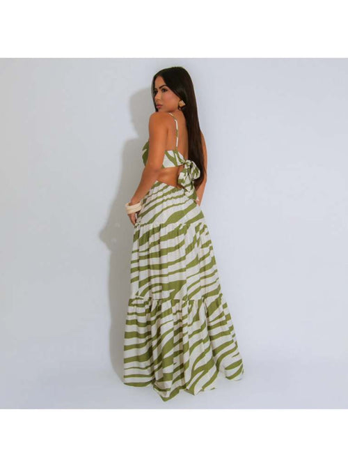 Striped Sun Maxi Dress
