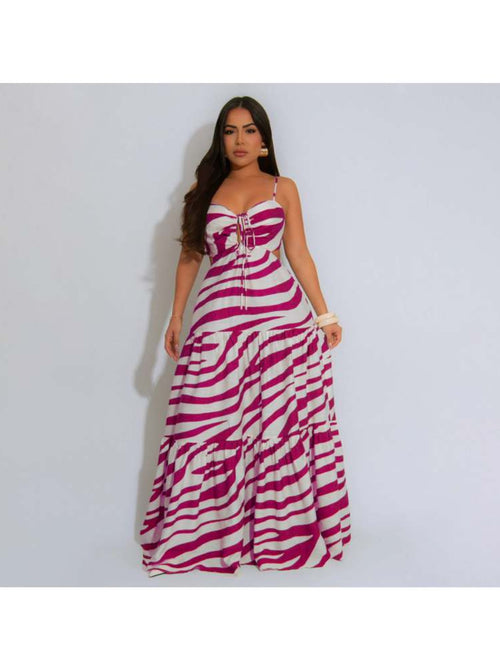 Striped Sun Maxi Dress