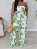 Strapless jumpsuit