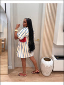 Puff Sleeve Mini Dress