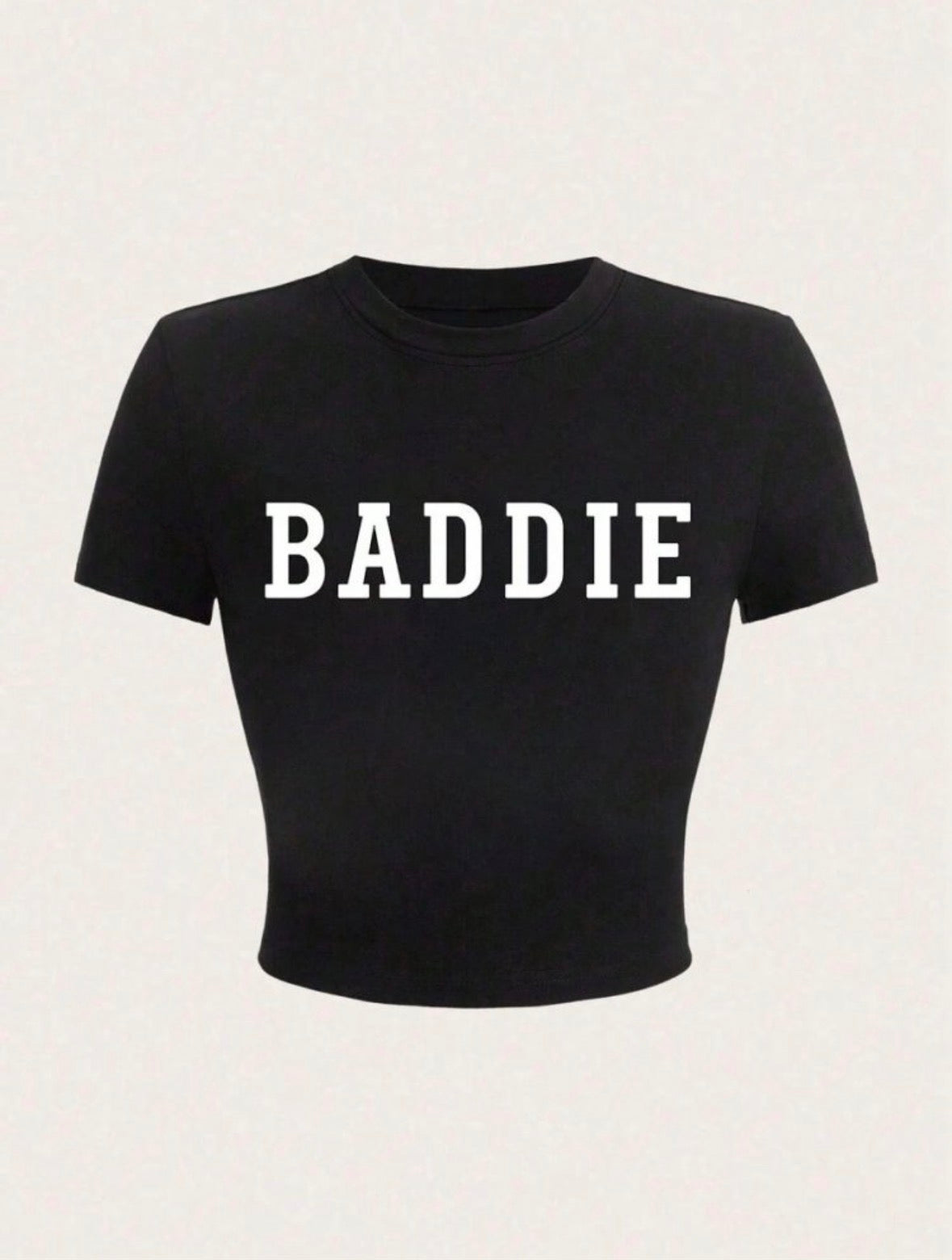 BADDIE CROP TEE