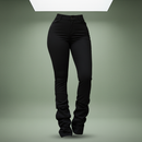 Women's High-Rise Stacked Work Pants