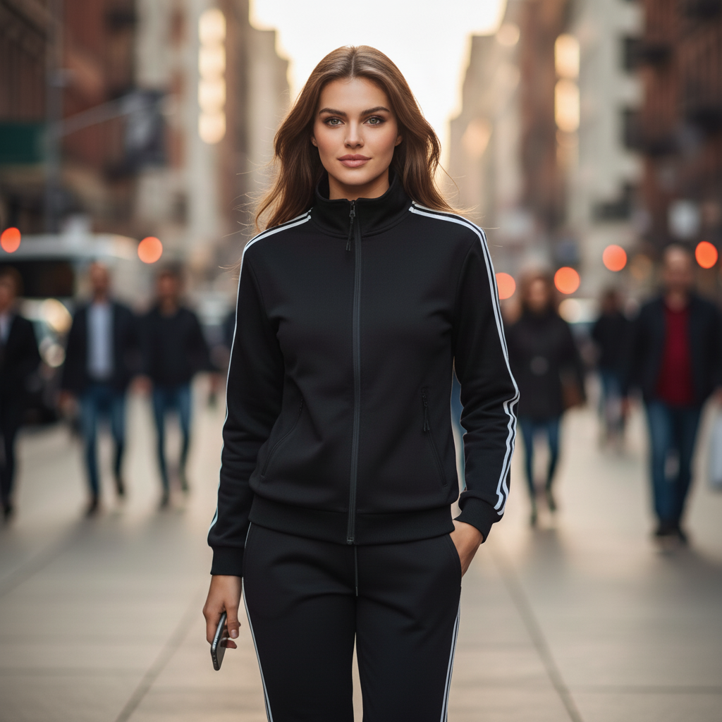 Relaxed-Fit Tech Fleece Crewneck and Jogger Tracksuit