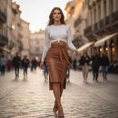 Asymmetrical Bodycon Skirt