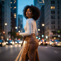 Asymmetrical Bodycon Skirt