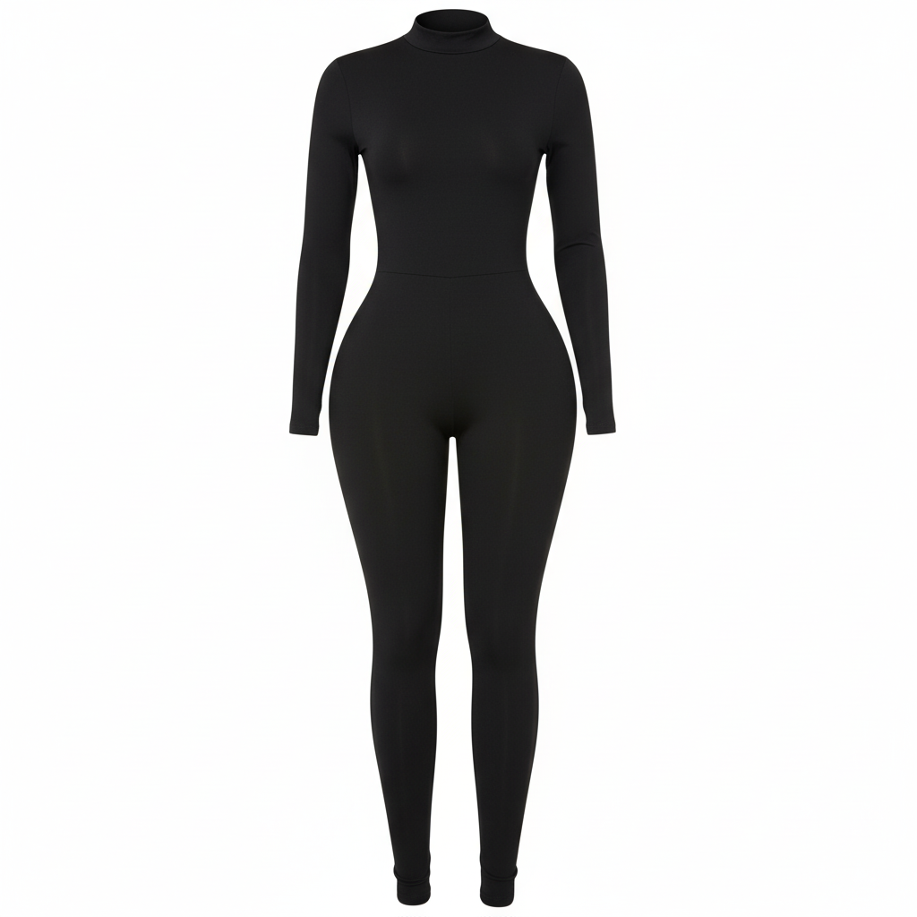 Signature Mock Neck Formal Jumpsuit for Women
