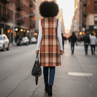 Lapel Front Cardigan Vest