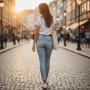 Miracle E Fashions Grab-and-Go Durable Stretch Denim Jeans in Denim - Image 5
