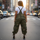 Streetwear Camo Overalls