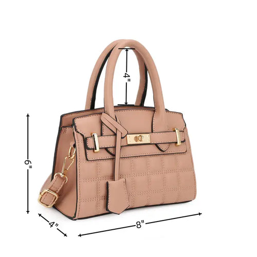 premium quilted crossbody satchel for day to night style women designer style bagquilted crossbody satchel for day to night style women luxury fashion purse