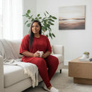 Plus Size Oversized Lounge Set with Leggings