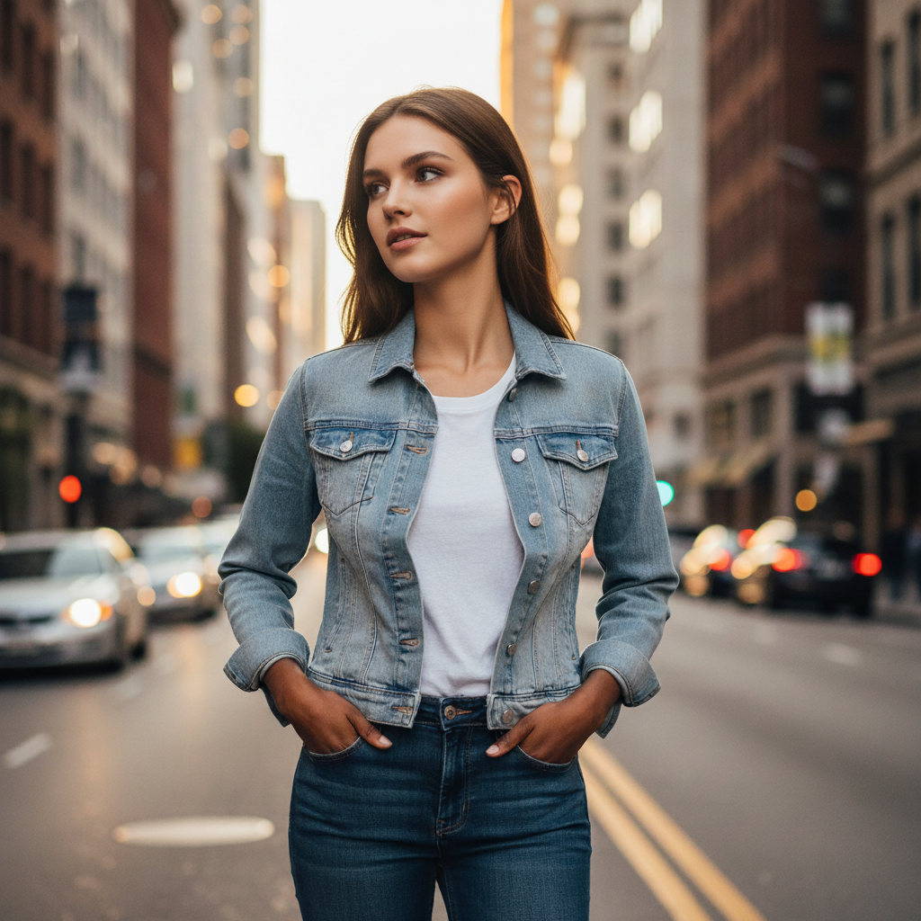 Casual Fit Denim Jacket