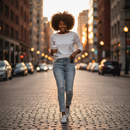 Miracle E Fashions Grab-and-Go Durable Stretch Denim Jeans in Denim - Image 2