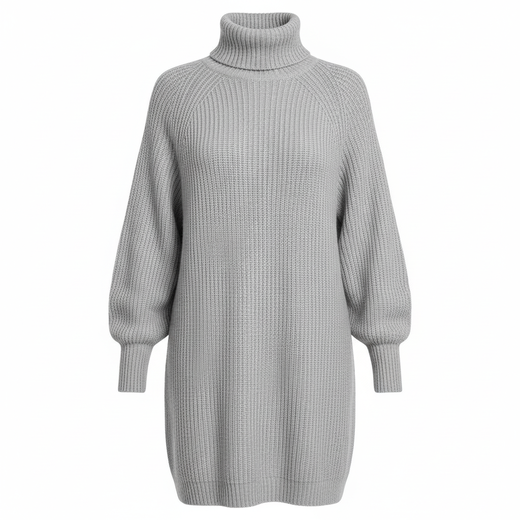 Winter Turtleneck Dress