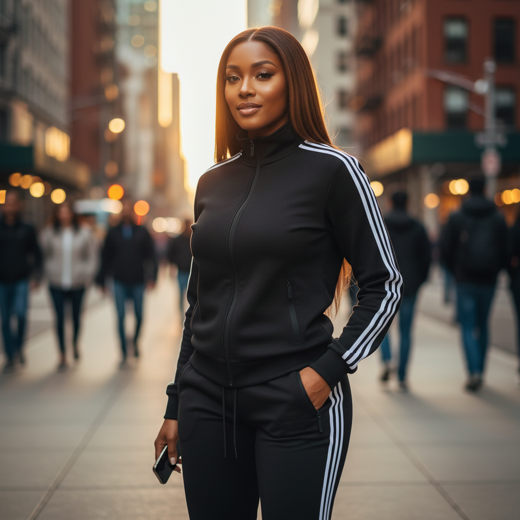 Relaxed-Fit Tech Fleece Crewneck and Jogger Tracksuit