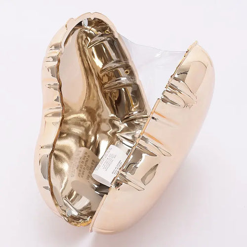 Clear Acrylic Heart-Shaped Valentine Case Handbag