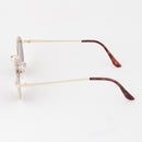 Sleek Round Frame Sunglasses